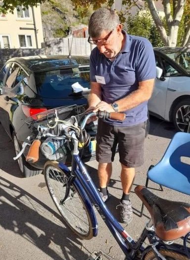 Fixing a bike